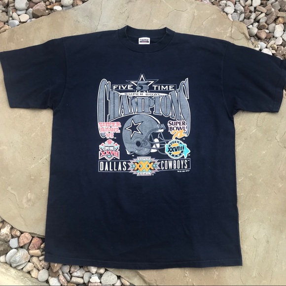 Vintage Other - {XXL}Dallas Cowboys 5 Time Super Bowl Shirt